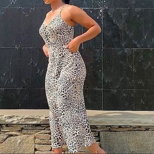 Cheetah Print Maxi Sundress